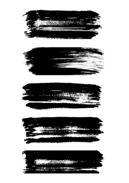 Vector grunge brush strokes 1