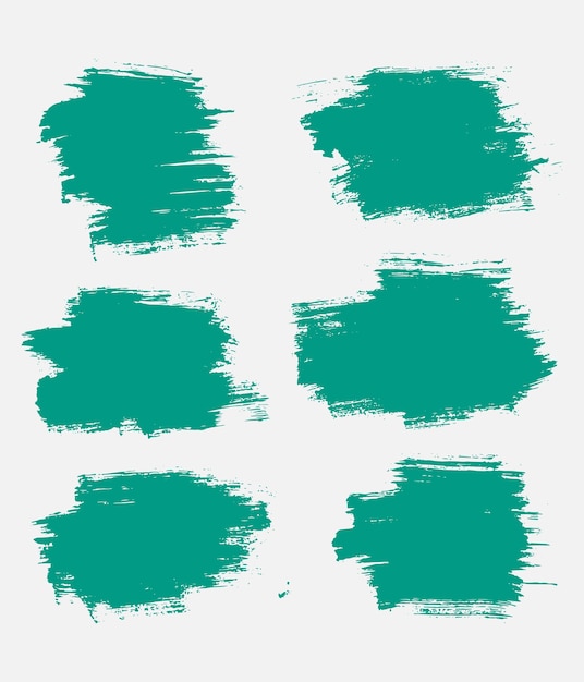 Grunge Brush Strokes Set