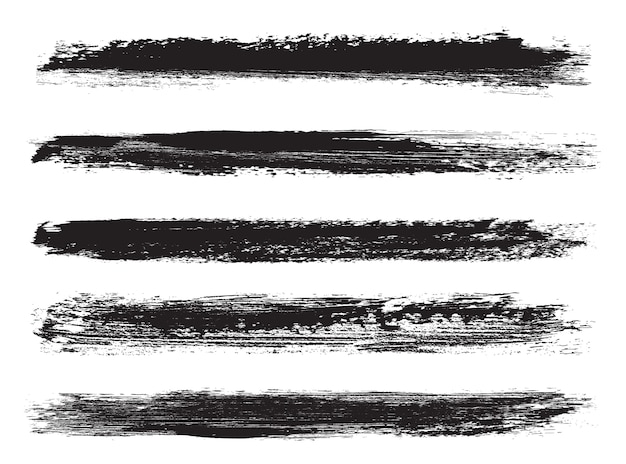 Vector grunge brushes set