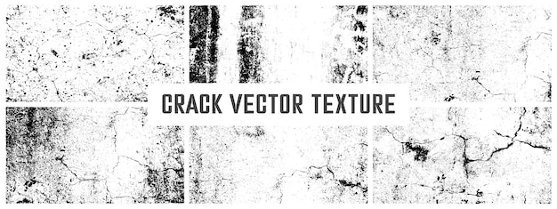 Grunge cement texturen vector collectie betonnen muur achtergrond vectorillustratie