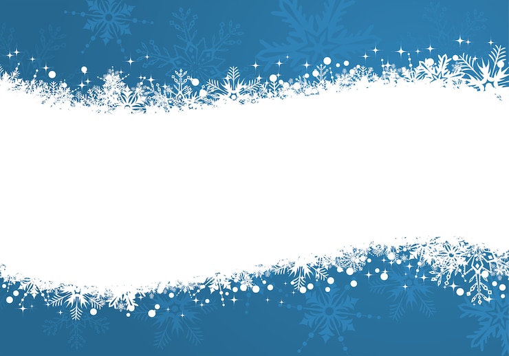 雪のグランジクリスマスフレームの背景