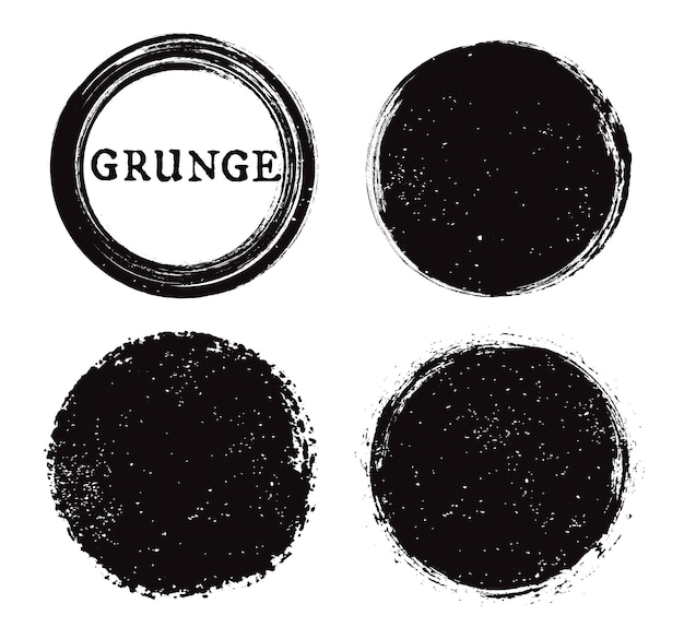 Grunge cirkelframes