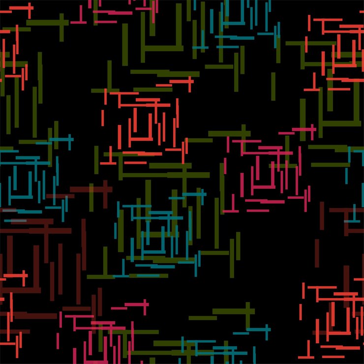 Vector grunge colored graffiti seamless texture