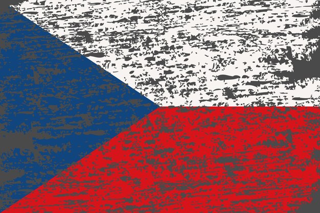 Grunge czech republic flag czech republic flag with grunge texture