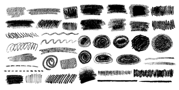 grunge design elements abstract doodles