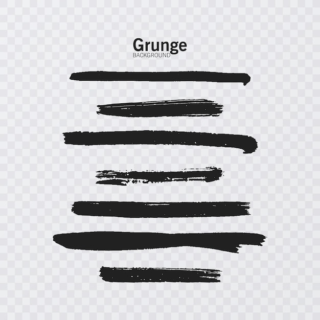 Vector grunge design elements ink grunge splat collection vector