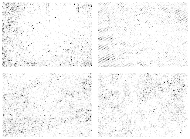 Vector grunge dirty overlay textures.