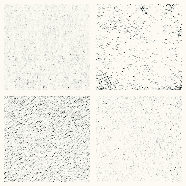 Vector grunge distressed texture overlay collection