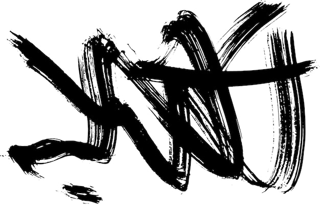 Grunge droog penseel abstract eigentijds patroon