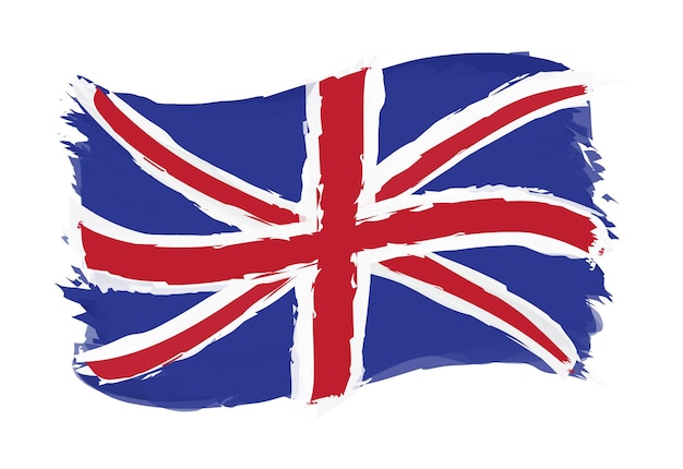 Гранж-флаг соединенного королевства.