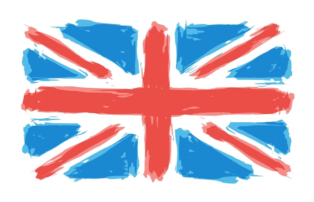 Гранж-флаг соединенного королевства.