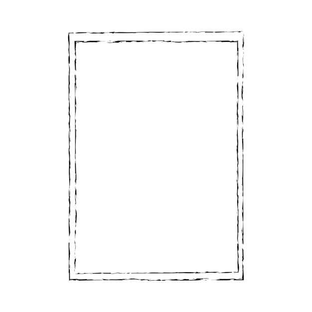 그룬지 프레임 모양 아이콘 수직 직사각형 장식 빈티지 경계 듀들 요소 터 일러스트레이션에서 간단한 배너 디자인을 위해