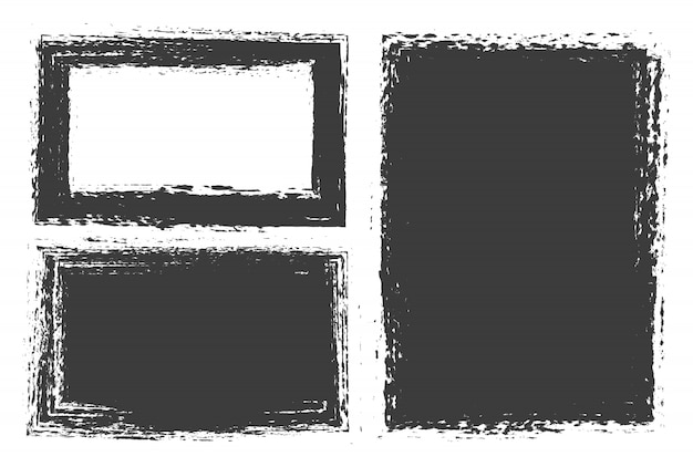 grunge frames set