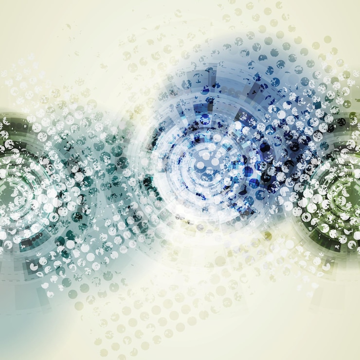 Vector grunge geometric technology background. vector design illustration