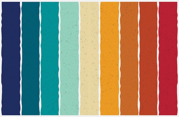 Grunge gestreepte achtergrond in vintage kleurconcept Abstracte en kleurrijke retro strepen