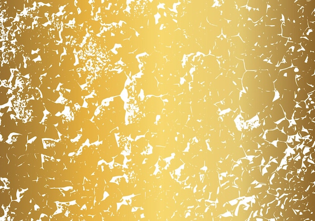 Vector grunge gold damaged texture