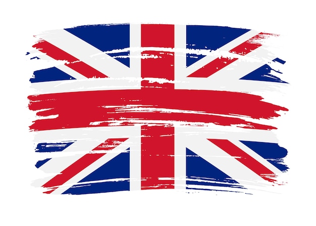 Grunge great britain flag