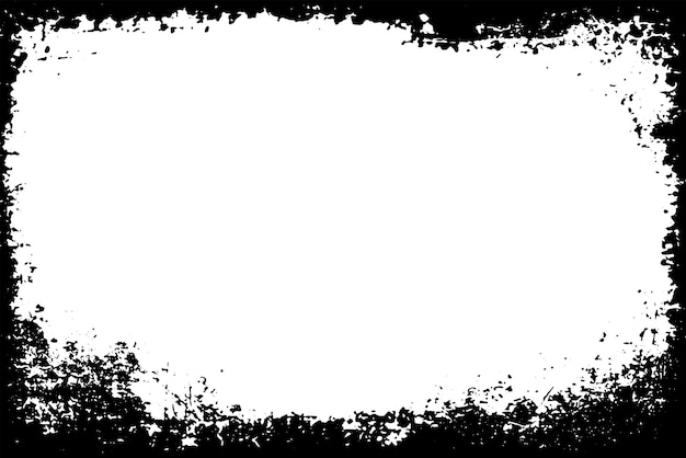 Grunge grens vector textuur achtergrond Abstracte frame overlay Vuile en beschadigde achtergrond