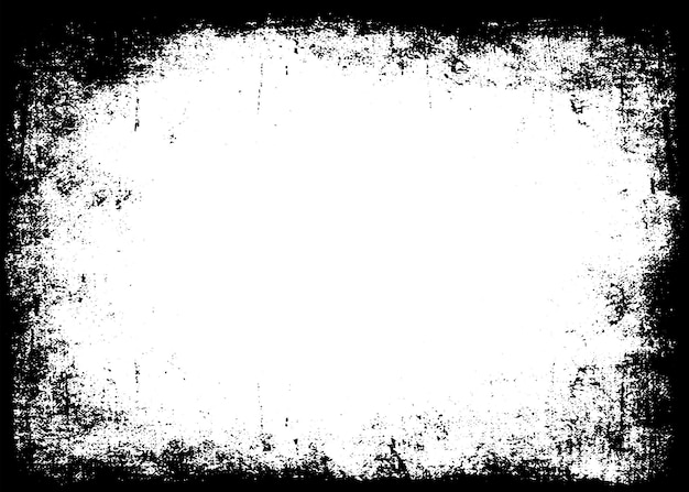 Grunge grens vector textuur achtergrond Abstracte frame overlay Vuile en beschadigde achtergrond