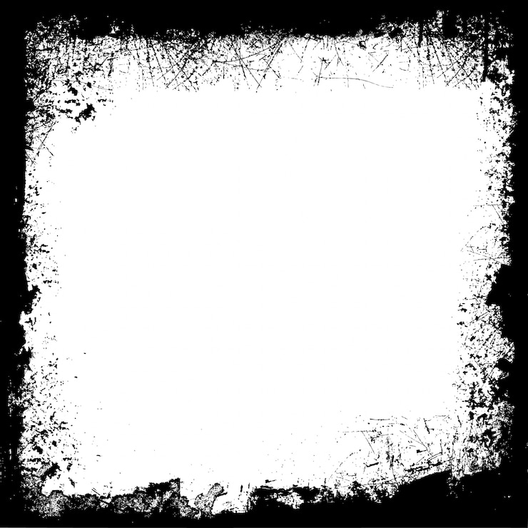 Vector grunge grens