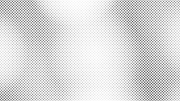 Grunge halftone achtergrond met stippen Zwart-wit popart patroon in komische stijl Monochrome stip textuur Vector illustratie