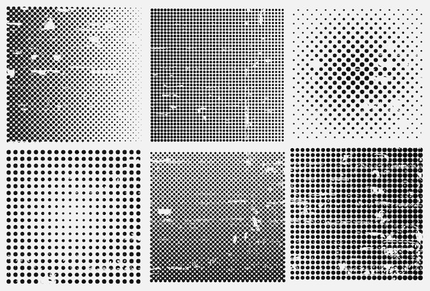 Grunge halftone backgrounds