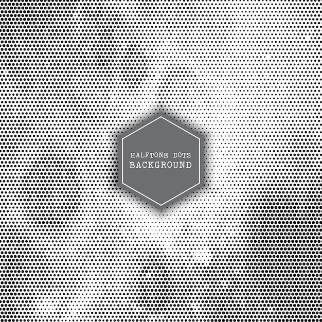 Vector grunge halftone dots background