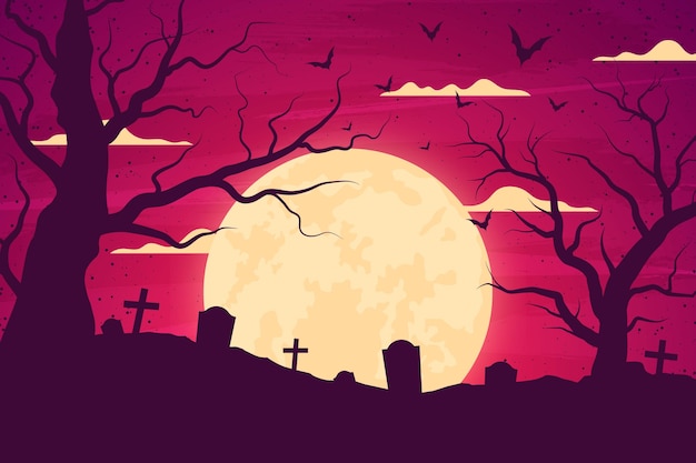 Grunge halloween background