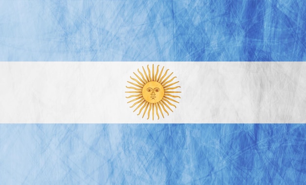 ベクトル アルゼンチンの国旗のグランジイラスト ベクトル背景