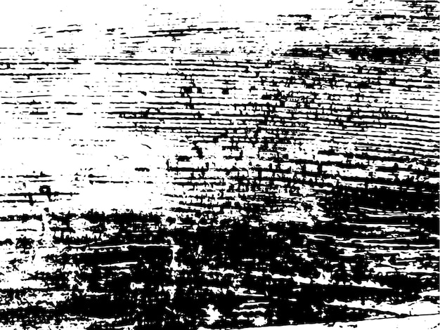 ベクトル グランジ天然木のモノクロテクスチャ黒と白の抽象的な木製の表面オーバーレイ背景ベクトル図