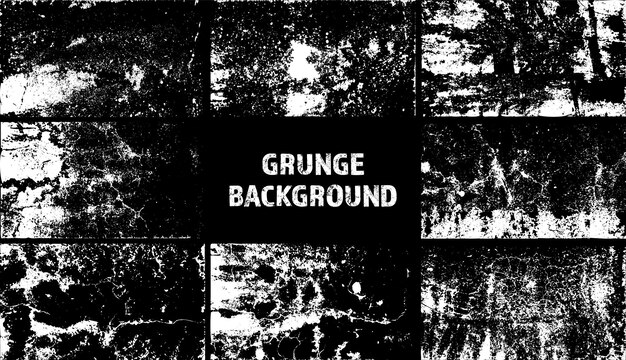 Grunge overlay textuur oude vuile betonnen achtergrond met scheuren en krassen angstig korrelig