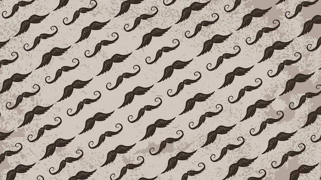 Grunge snor naadloze patroon vector achtergrond