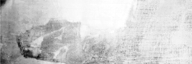 grunge spotted background with halftone effect monochrome print of a scratched dirty wall