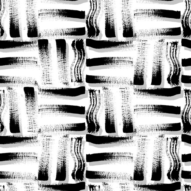 grunge texture ornament abstract vector seamless pattern