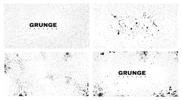 Grunge texture set