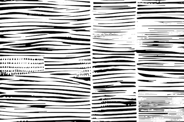 grunge textuur met zwarte strepen op witte achtergrond
