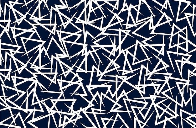 Grunge triangle fabric design