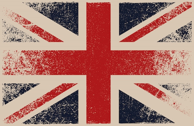 Grunge united kingdom flag