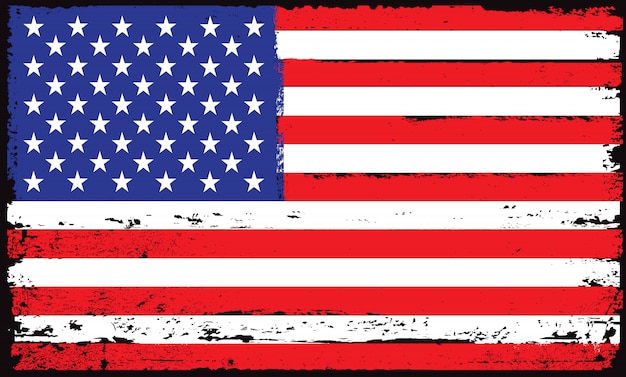 Grunge usa vlag