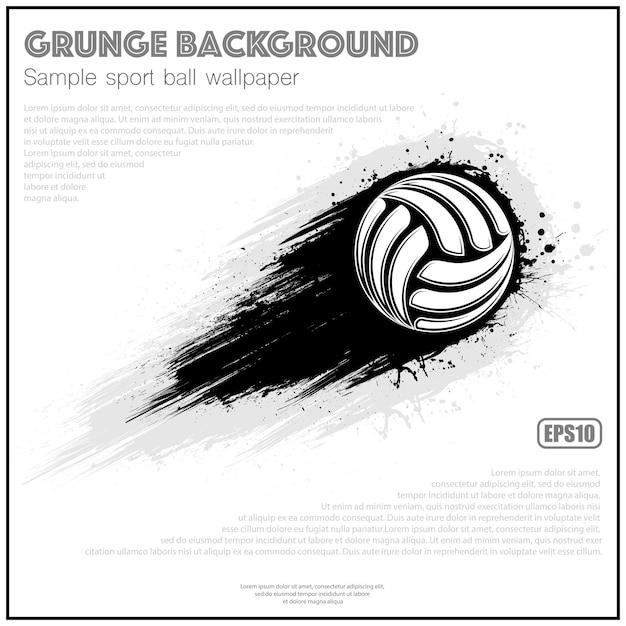 Grunge white ball splash moving