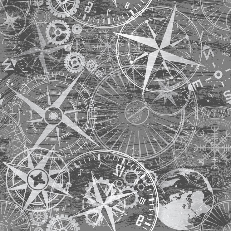 그런 지 흰색 steampunk 배경