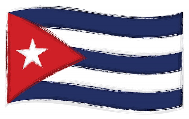 Grungevlag van cuba