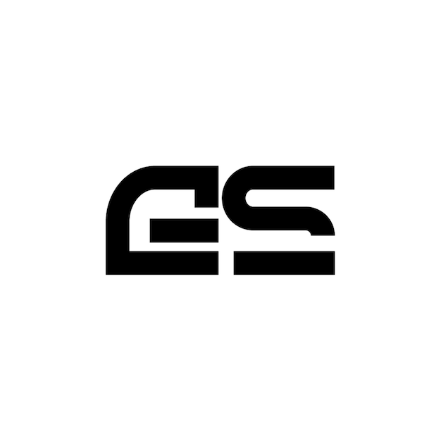GSモノグラムロゴ デザイン文字 テキスト名 シンボル モノクロロゴタイプ アルファベット文字 シンプルロゴ