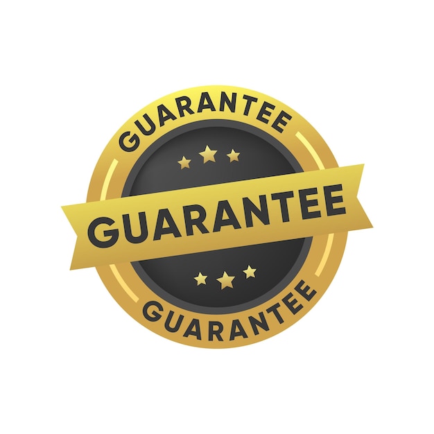 Vector guarantee stamp badge sign vector design