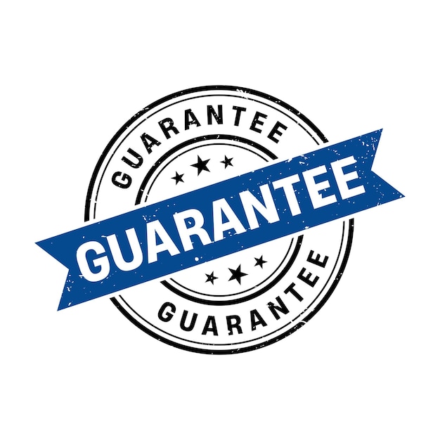 Vector guarantee stamp guarantee grunge round sign