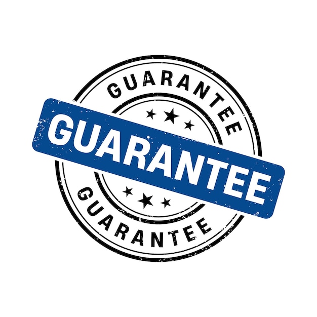 Guarantee Stamp Guarantee Grunge Round Sign