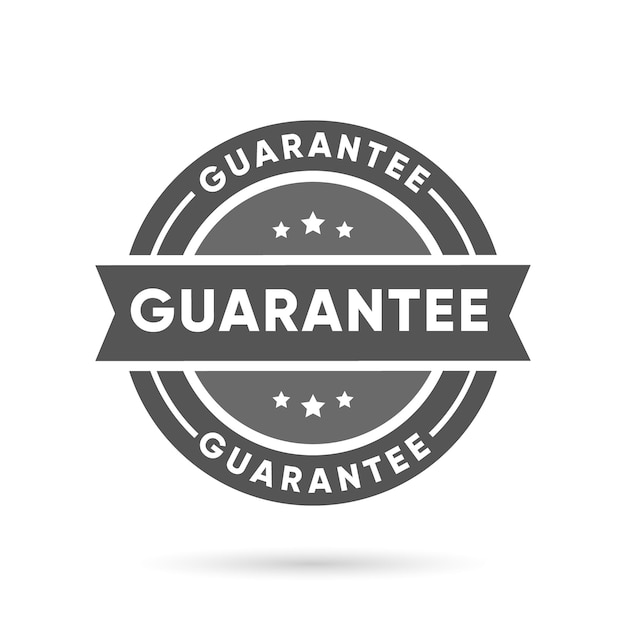 Vector guarantee stamp icon vector design