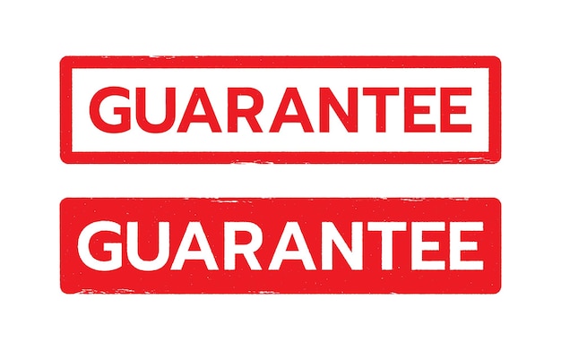 GUARANTEE Stamp vector