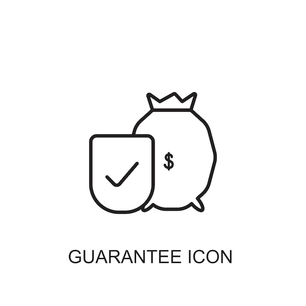 Guarantee vector icon icon