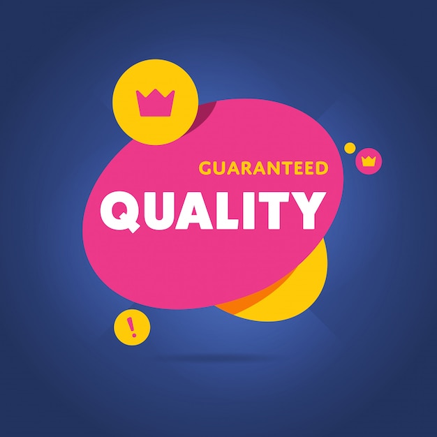 Guaranteed quality flat  banner